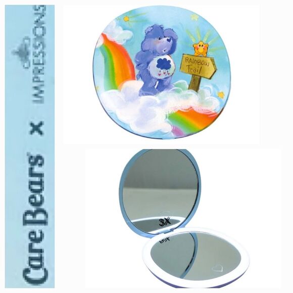 Impressions X Care Bears Grumpy Bear's Adventure LED Compact Mirror - Picture 1 of 8